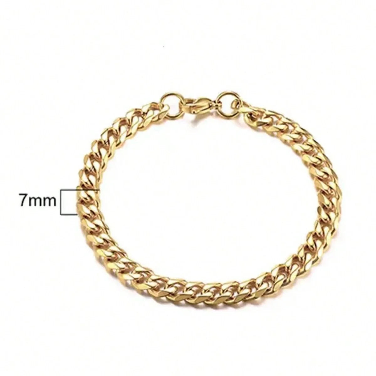 Evan Jewelry 18K Gold Plated Stainless Bracelet for Women