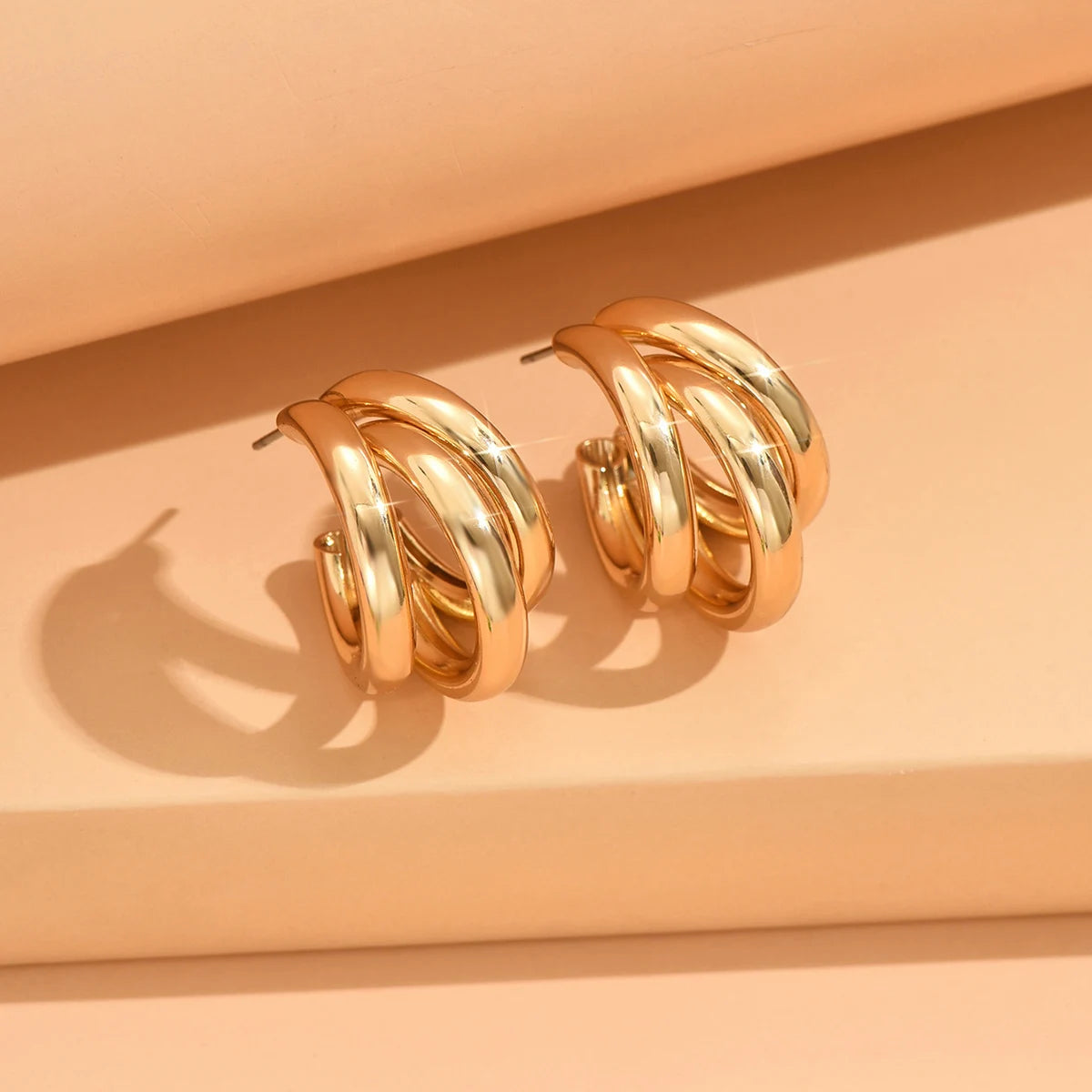 Evan Jewelry Gold Color Earring for Woman