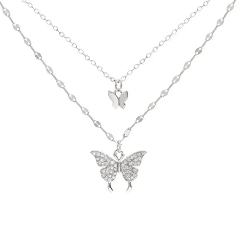 Evan Jewelry Butterfly Necklace
