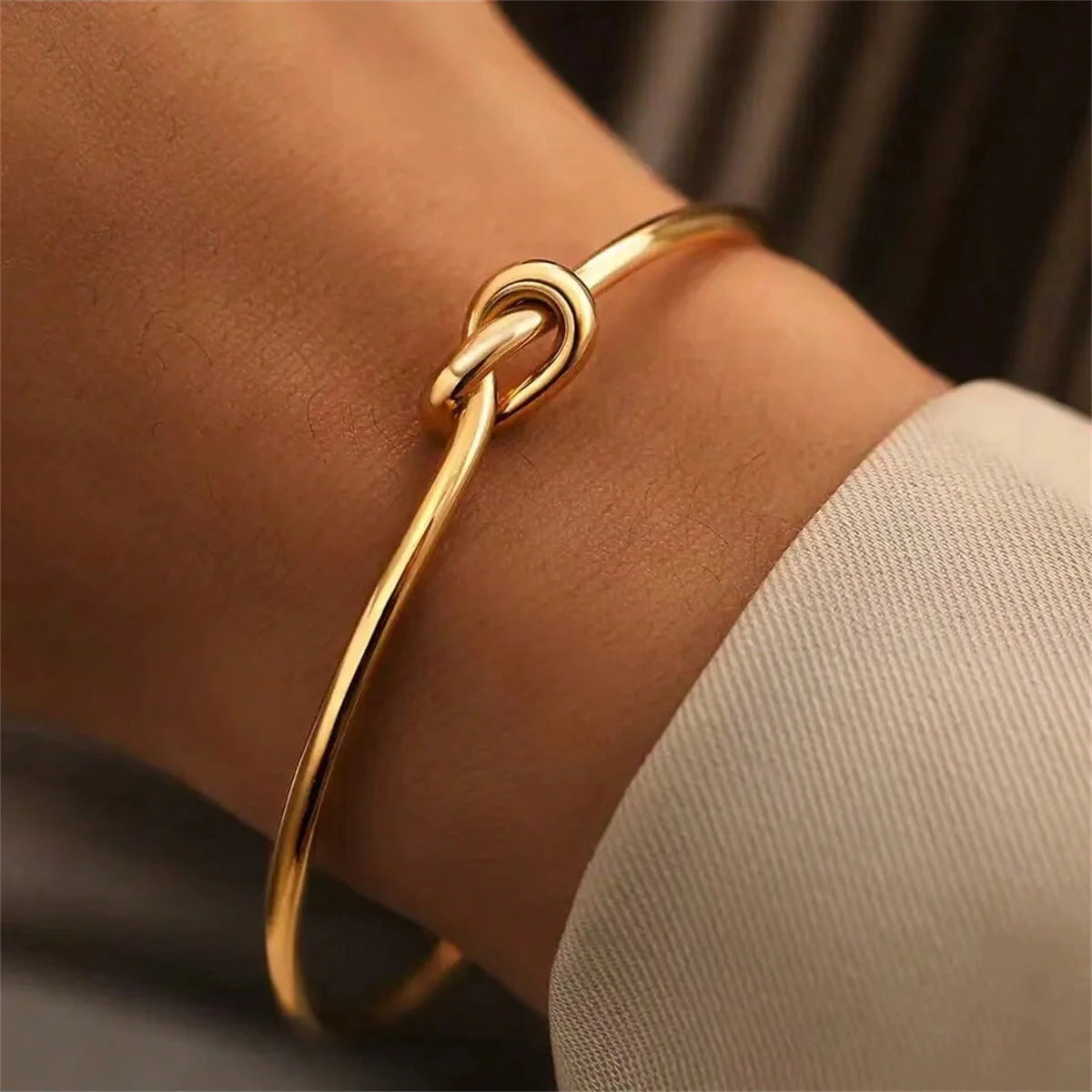 Evan Jewelry 18K Gold Plated Stainless Bracelet for Women