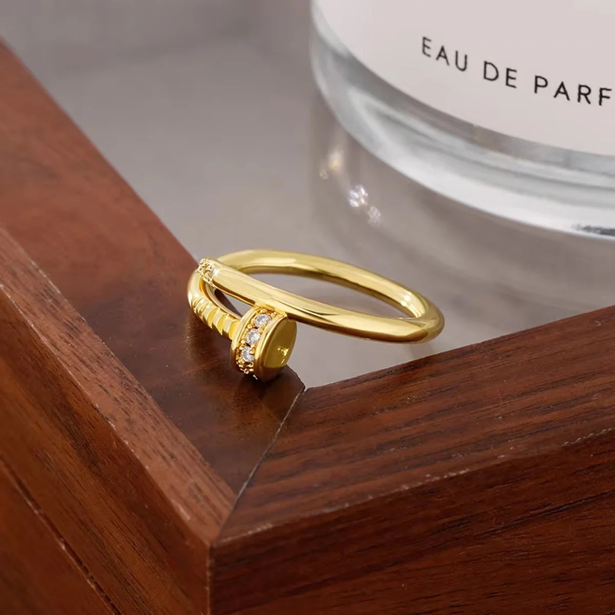 Evan Jewelry Gold Color Nail Ring for Women