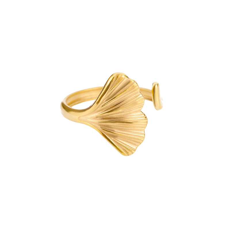 Evan Jewelry 316L Stainless Steel Rings for Women Gold Color