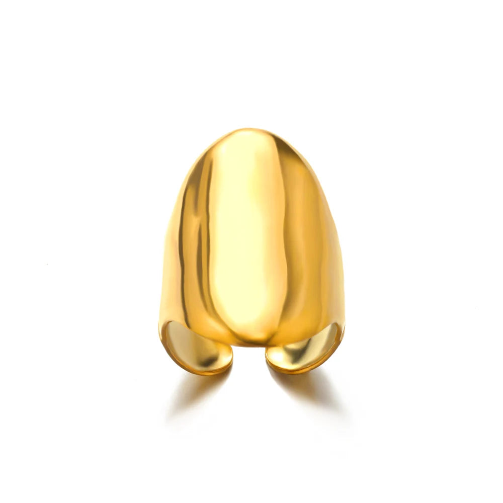 Evan Jewelry 316L Stainless Steel Rings for Women Gold Color