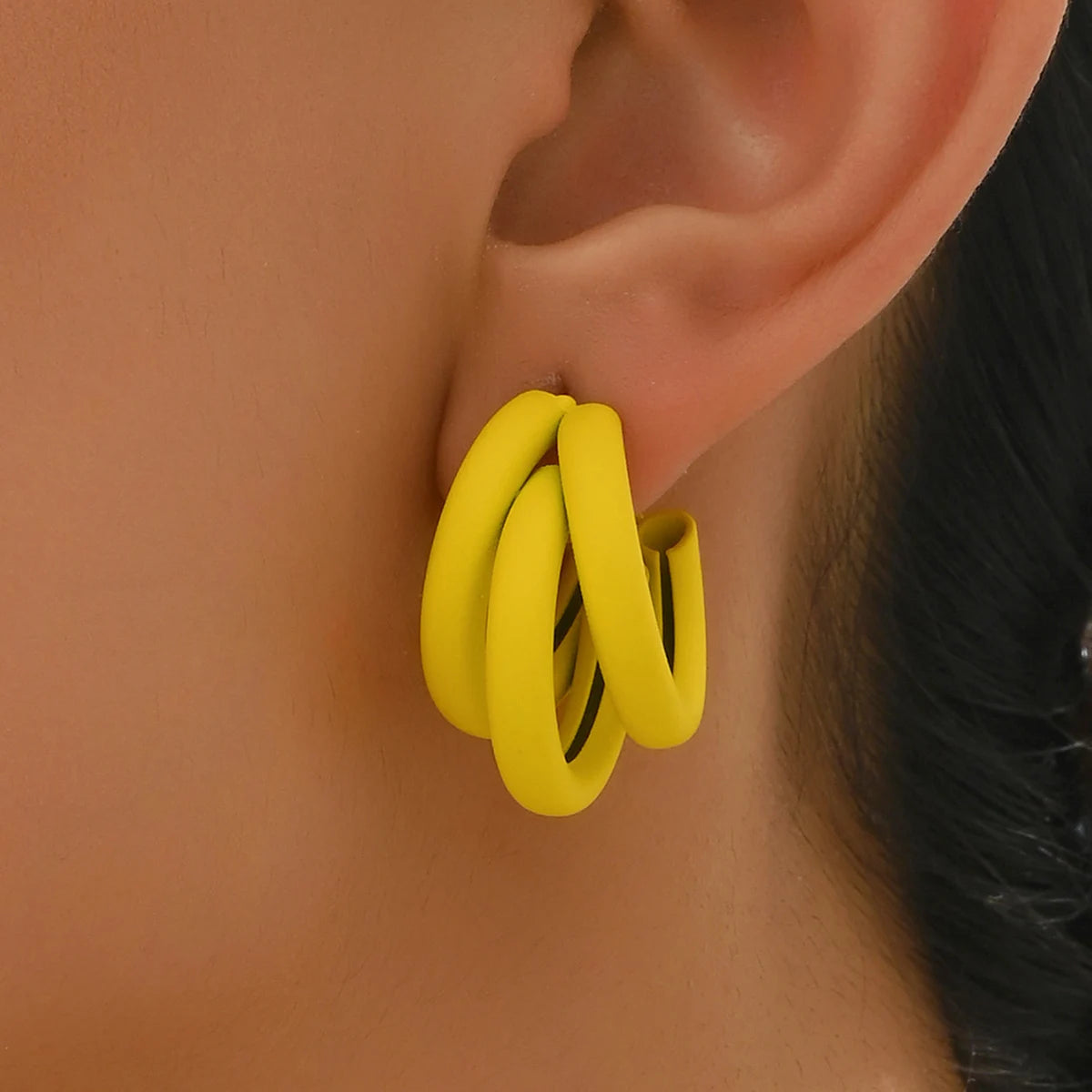 Evan Jewelry Gold Color Earring for Woman