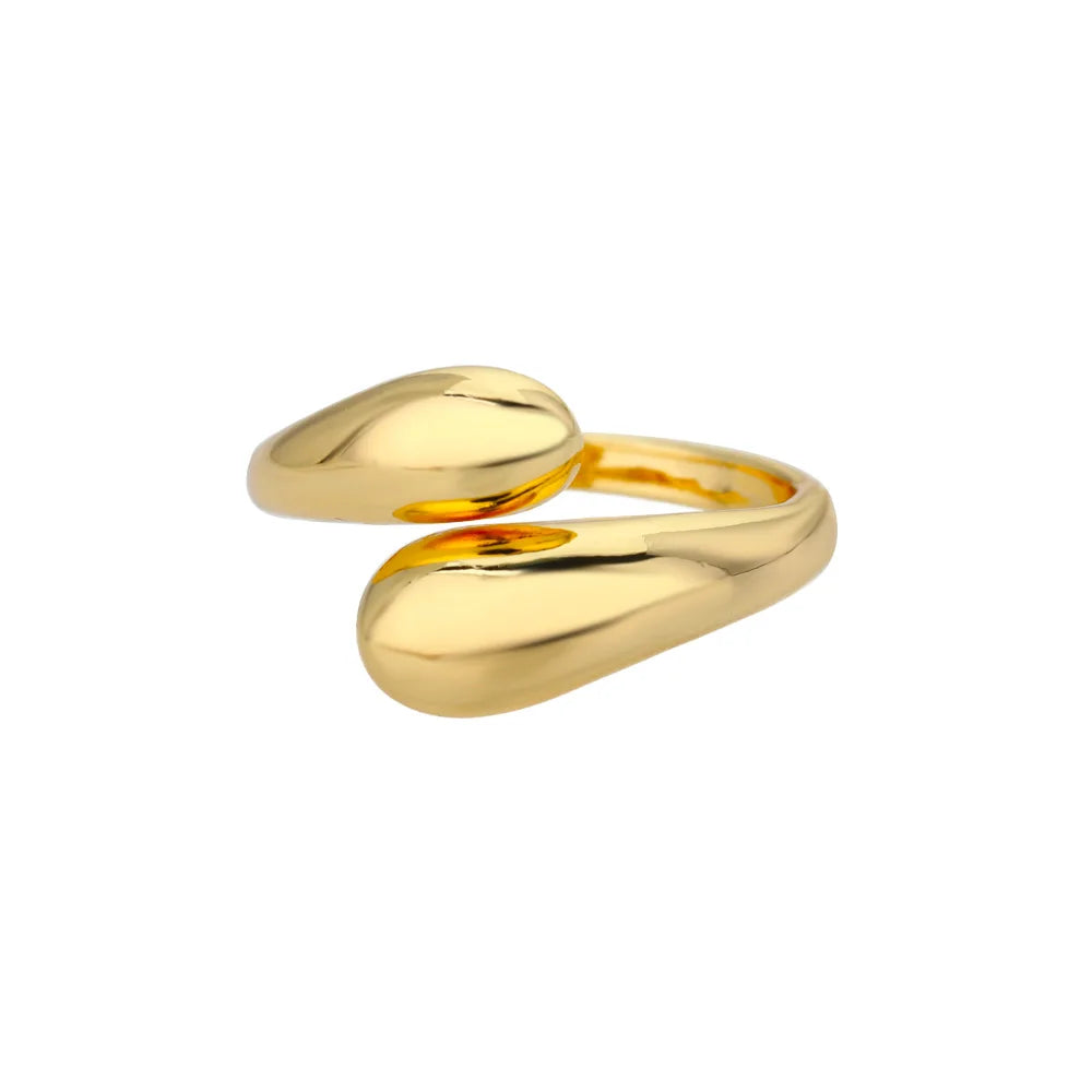 Evan Jewelry 316L Stainless Steel Rings for Women Gold Color