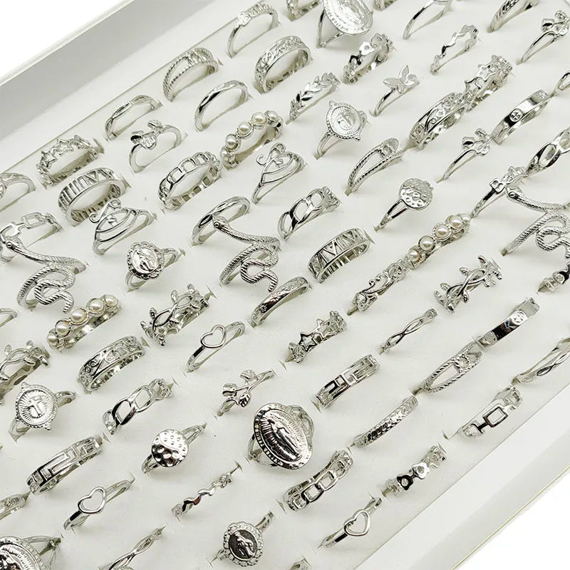 Evan Jewelry 30pc/Lot Gold Color Finger Rings